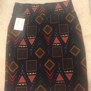Xl lula roe Cassie skirt NWT
